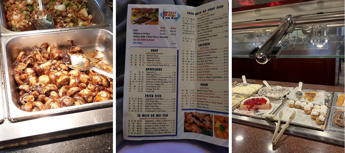 The World Buffet Restaurant Menu